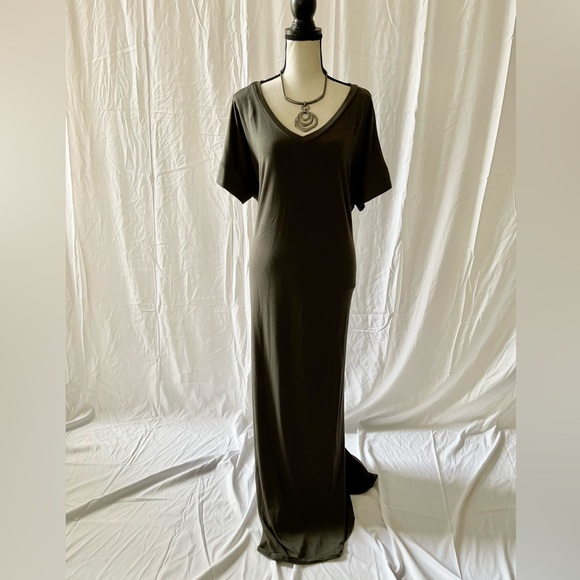 BN Plus Size Oversized Short Sleeve Maxi Dress Various - Picture 10 of 11